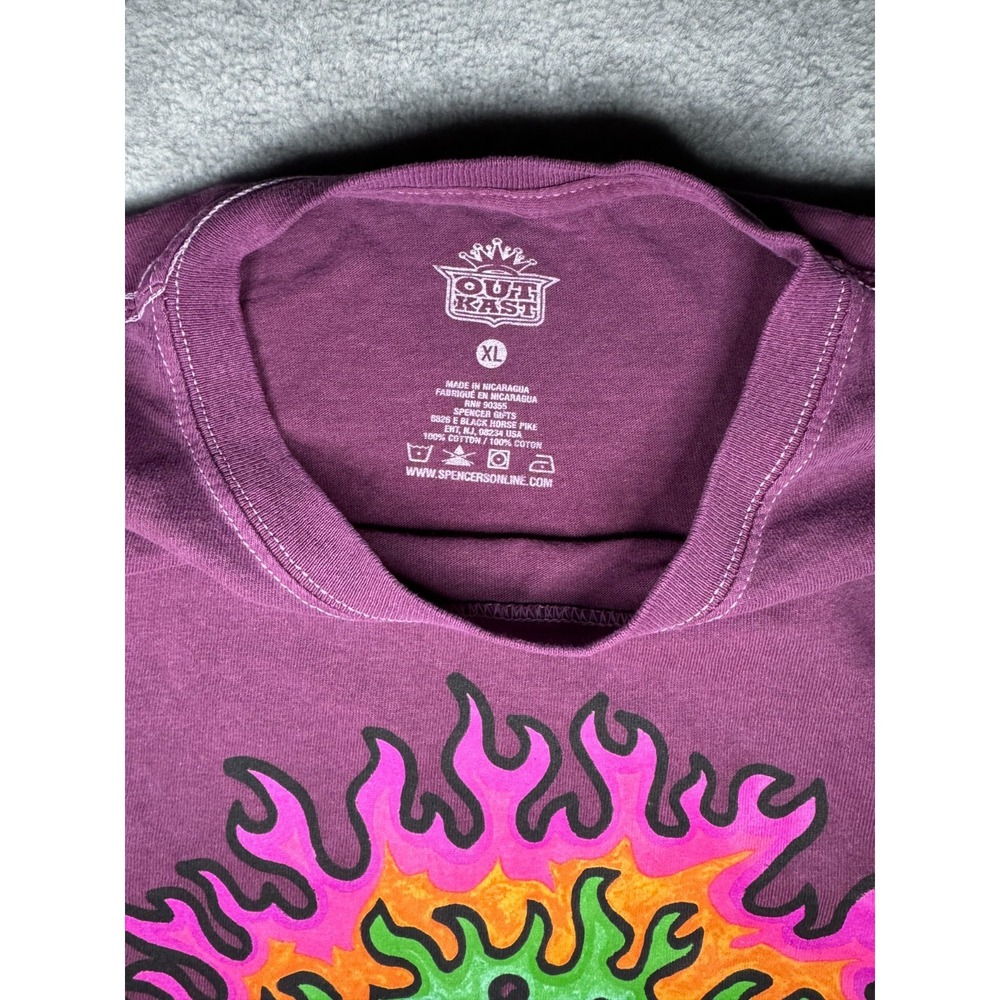 Outcast x Urban Outfitters Tshirt XL Flames Concert Tees Andre 3000 - Picture 4 of 4
